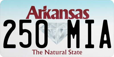 AR license plate 250MIA