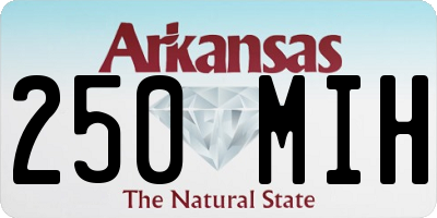 AR license plate 250MIH