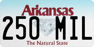 AR license plate 250MIL
