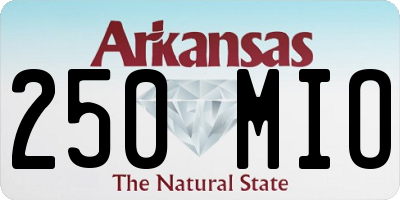 AR license plate 250MIO