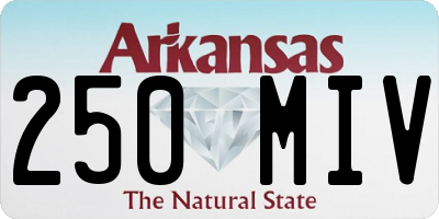 AR license plate 250MIV