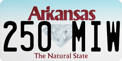 AR license plate 250MIW