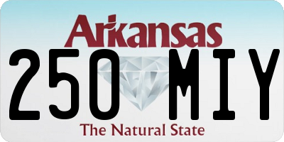 AR license plate 250MIY