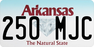 AR license plate 250MJC