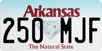 AR license plate 250MJF
