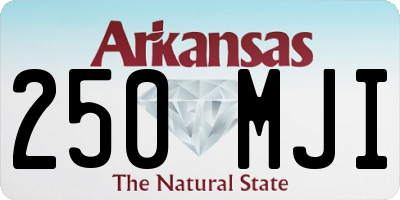 AR license plate 250MJI