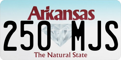 AR license plate 250MJS