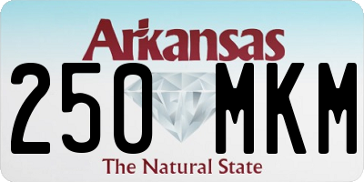 AR license plate 250MKM