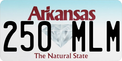 AR license plate 250MLM