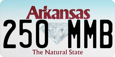 AR license plate 250MMB