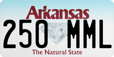 AR license plate 250MML