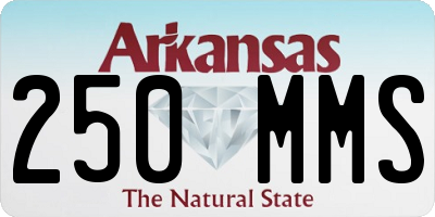 AR license plate 250MMS