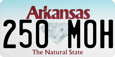 AR license plate 250MOH