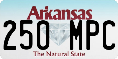 AR license plate 250MPC