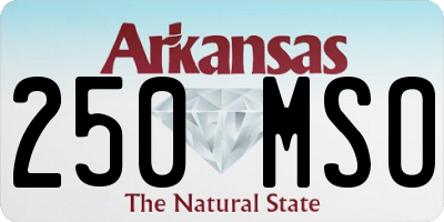 AR license plate 250MSO