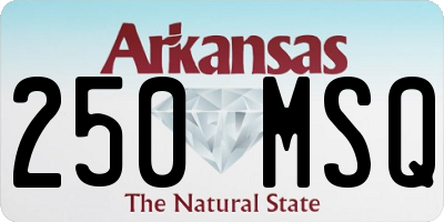 AR license plate 250MSQ