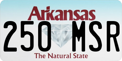AR license plate 250MSR