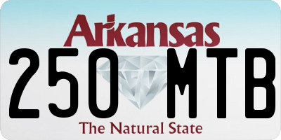 AR license plate 250MTB