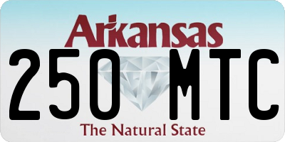 AR license plate 250MTC