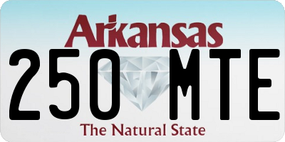AR license plate 250MTE