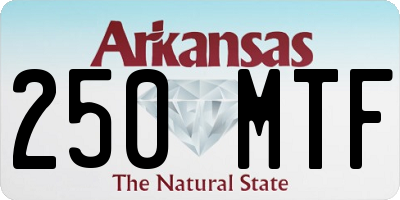 AR license plate 250MTF