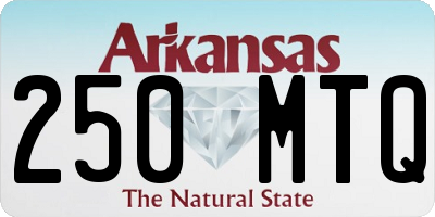 AR license plate 250MTQ
