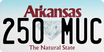 AR license plate 250MUC