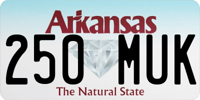 AR license plate 250MUK