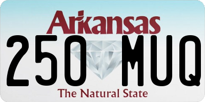 AR license plate 250MUQ