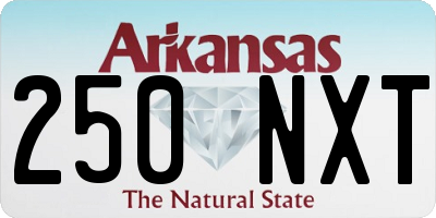 AR license plate 250NXT