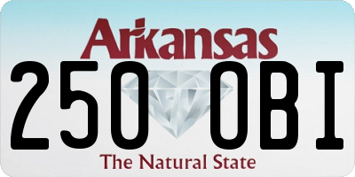 AR license plate 250OBI