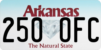 AR license plate 250OFC