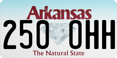 AR license plate 250OHH
