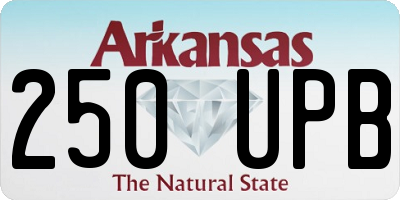 AR license plate 250UPB