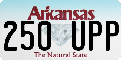 AR license plate 250UPP