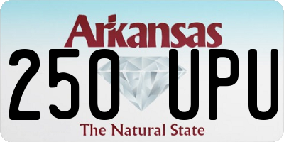 AR license plate 250UPU