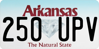 AR license plate 250UPV