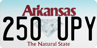 AR license plate 250UPY