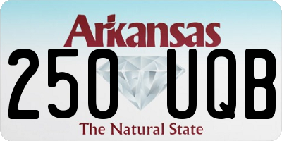 AR license plate 250UQB