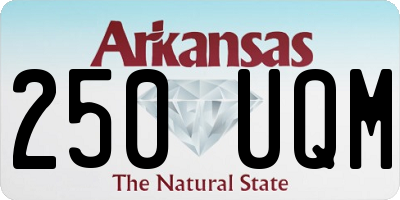AR license plate 250UQM