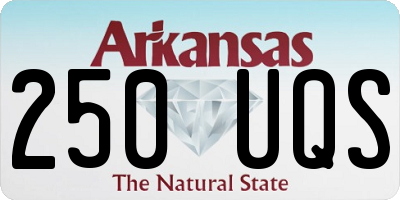 AR license plate 250UQS
