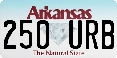 AR license plate 250URB