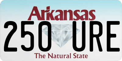 AR license plate 250URE