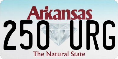 AR license plate 250URG