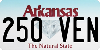 AR license plate 250VEN