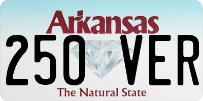 AR license plate 250VER