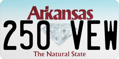 AR license plate 250VEW
