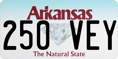 AR license plate 250VEY