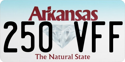 AR license plate 250VFF