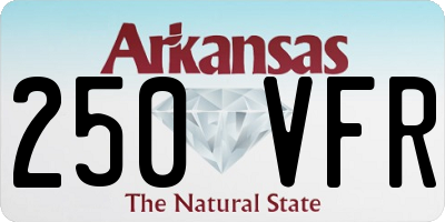 AR license plate 250VFR